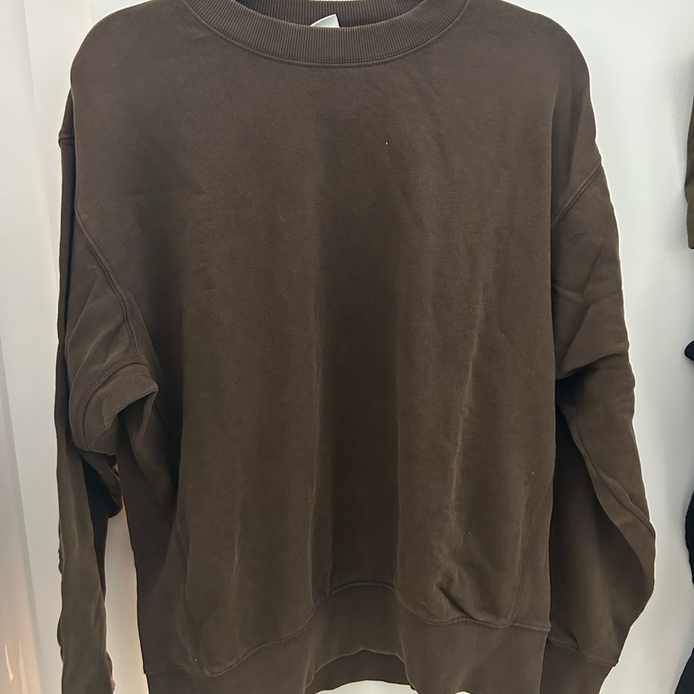 Men's Brown Crewneck Sweater